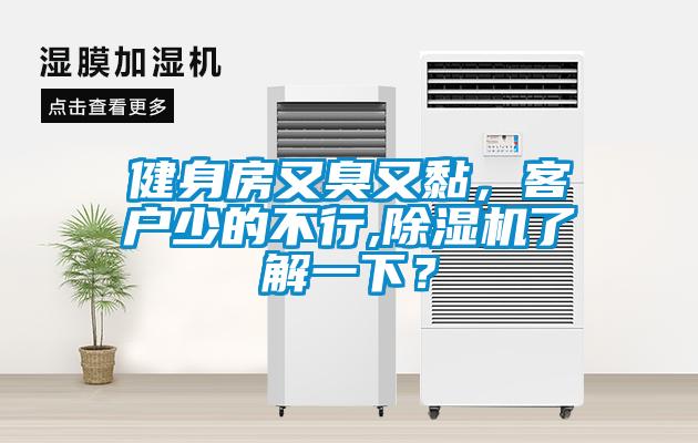 健身房又臭又黏，客戶(hù)少的不行,除濕機(jī)了解一下？