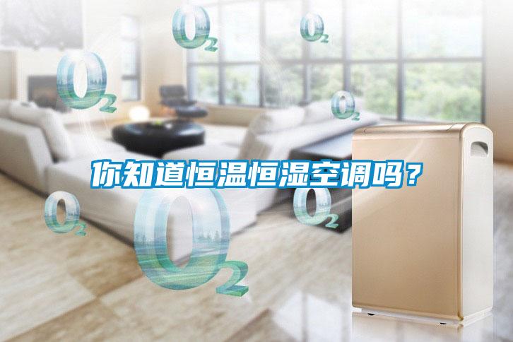你知道恒溫恒濕空調(diào)嗎？
