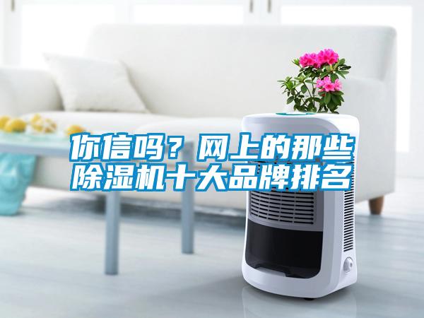 你信嗎？網(wǎng)上的那些除濕機(jī)十大品牌排名