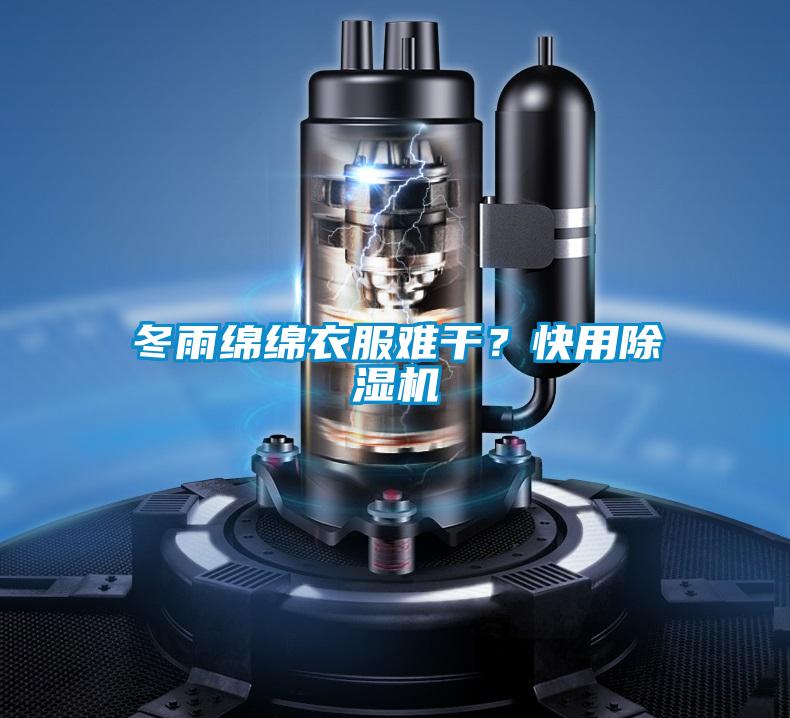 冬雨綿綿衣服難干？快用除濕機