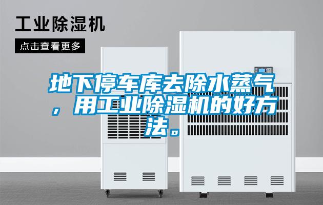 地下停車庫去除水蒸氣，用工業(yè)除濕機(jī)的好方法。