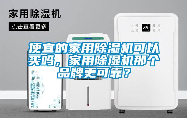 便宜的家用除濕機可以買嗎，家用除濕機那個品牌更可靠？