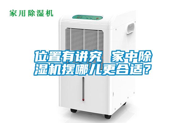 位置有講究 家中除濕機擺哪兒更合適？