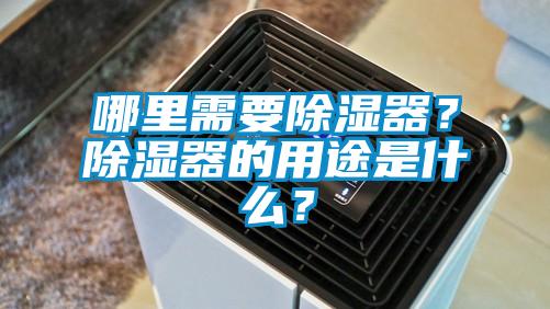 哪里需要除濕器？除濕器的用途是什么？