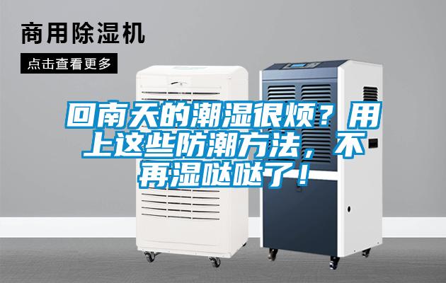 回南天的潮濕很煩？用上這些防潮方法，不再濕噠噠了！