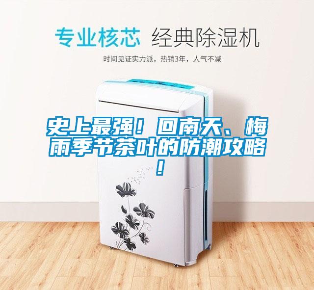 史上最強！回南天、梅雨季節(jié)茶葉的防潮攻略！