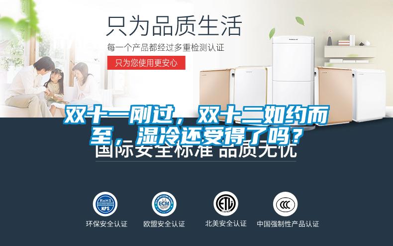 雙十一剛過，雙十二如約而至，濕冷還受得了嗎？