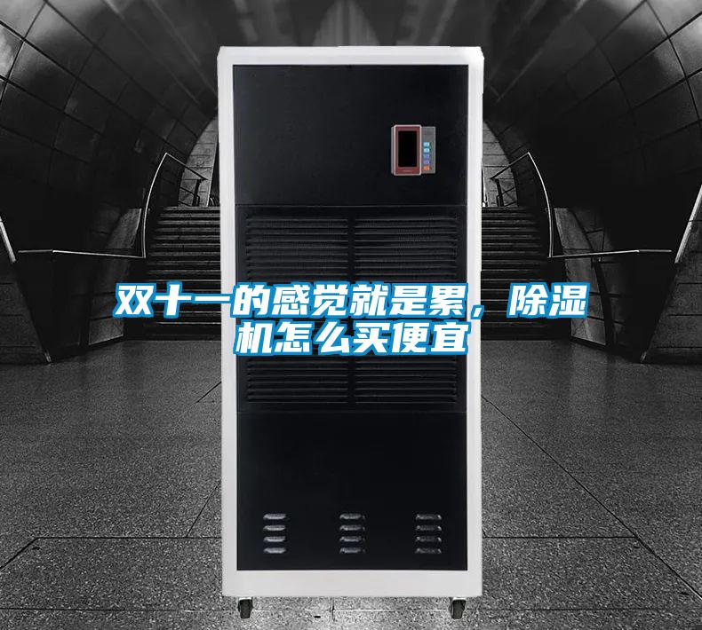 雙十一的感覺就是累，除濕機怎么買便宜