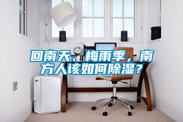 回南天、梅雨季，南方人該如何除濕？