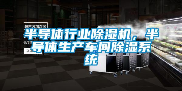 半導(dǎo)體行業(yè)除濕機(jī)，半導(dǎo)體生產(chǎn)車間除濕系統(tǒng)