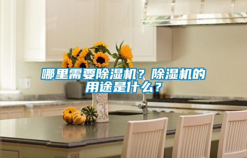 哪里需要除濕機？除濕機的用途是什么？