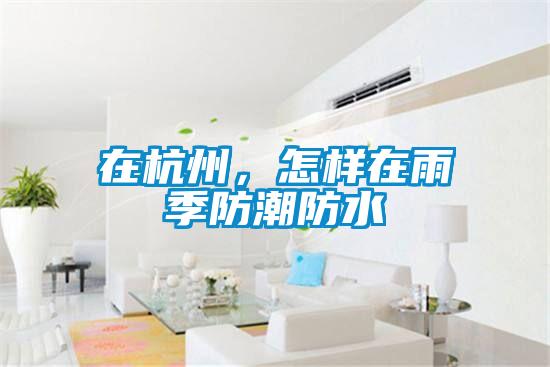 在杭州，怎樣在雨季防潮防水