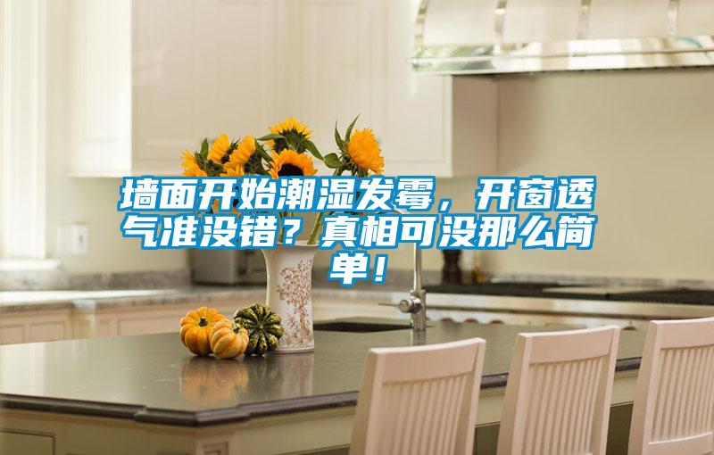 墻面開始潮濕發(fā)霉，開窗透氣準(zhǔn)沒錯(cuò)？真相可沒那么簡單！