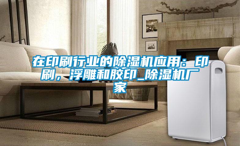 在印刷行業(yè)的除濕機(jī)應(yīng)用：印刷，浮雕和膠印_除濕機(jī)廠家