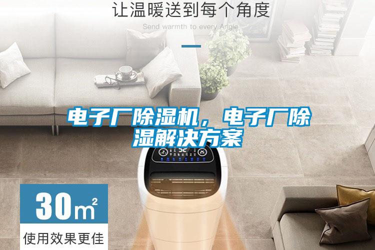 電子廠除濕機，電子廠除濕解決方案