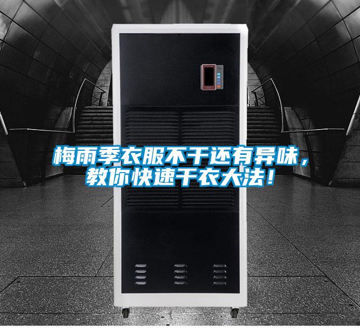 梅雨季衣服不干還有異味，教你快速干衣大法！