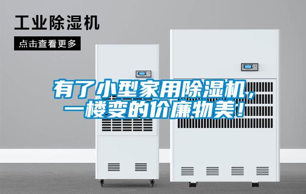 有了小型家用除濕機，一樓變的價廉物美！