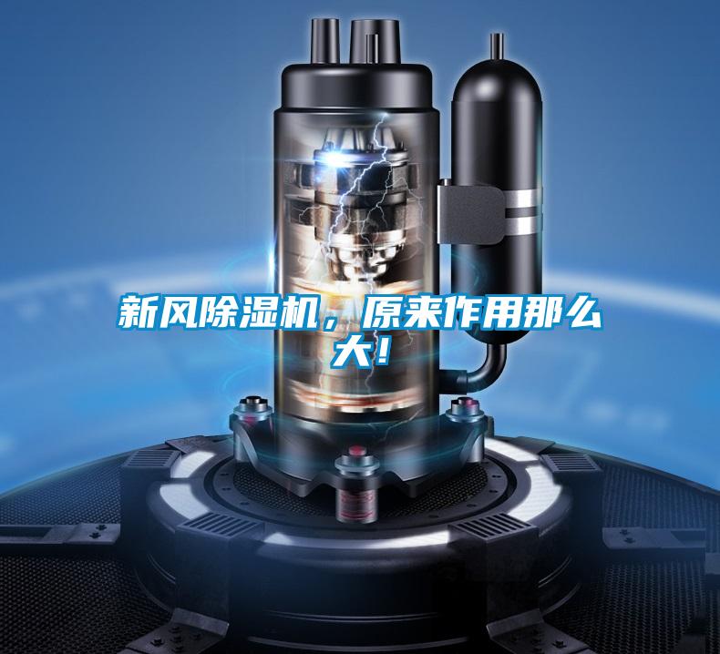新風除濕機，原來作用那么大！