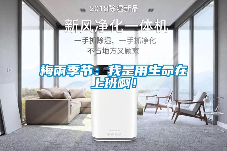 梅雨季節(jié)：我是用生命在上班啊！