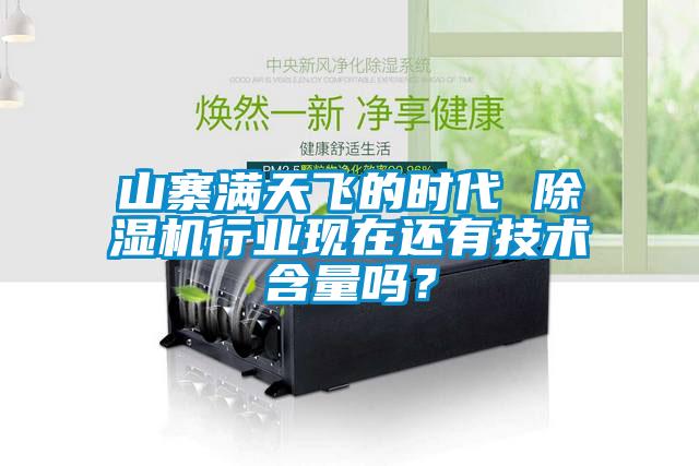 山寨滿天飛的時代 除濕機行業(yè)現(xiàn)在還有技術含量嗎？