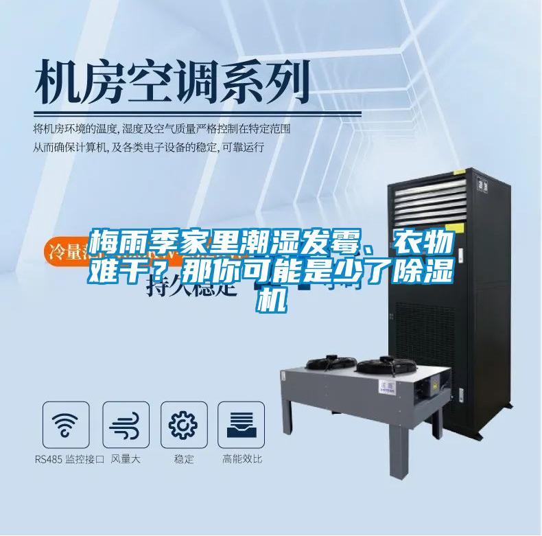 梅雨季家里潮濕發(fā)霉、衣物難干？那你可能是少了除濕機
