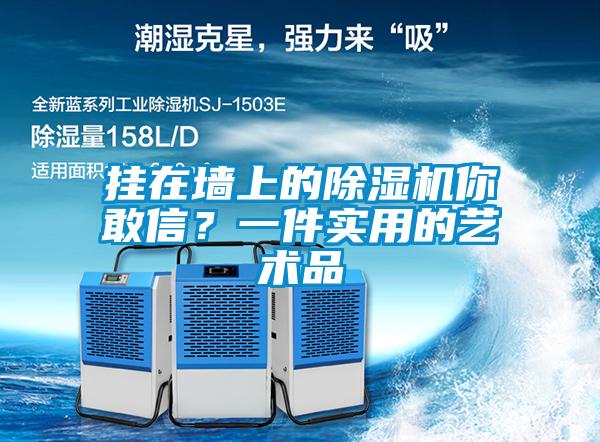 掛在墻上的除濕機你敢信？一件實用的藝術品