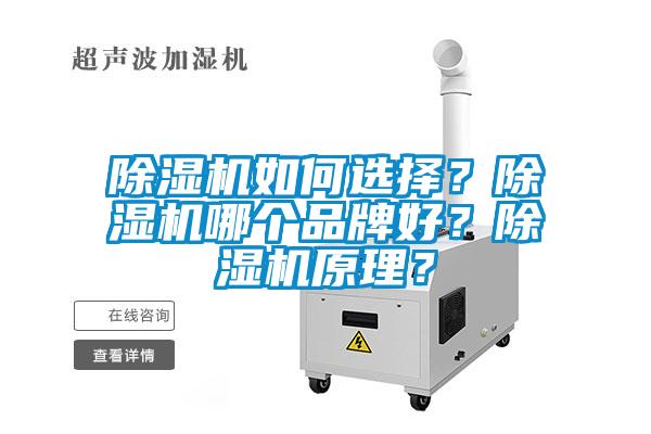 除濕機如何選擇？除濕機哪個品牌好？除濕機原理？