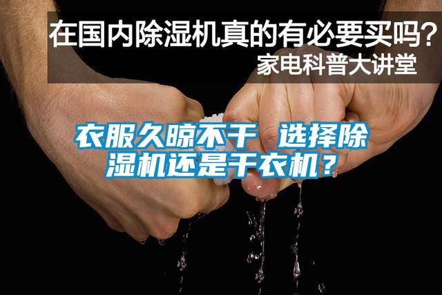 衣服久晾不干 選擇除濕機還是干衣機？