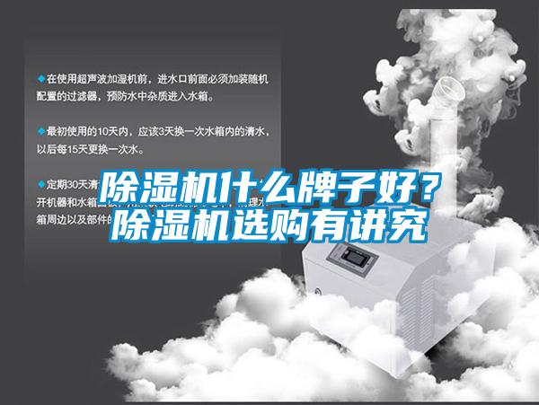 除濕機什么牌子好？除濕機選購有講究