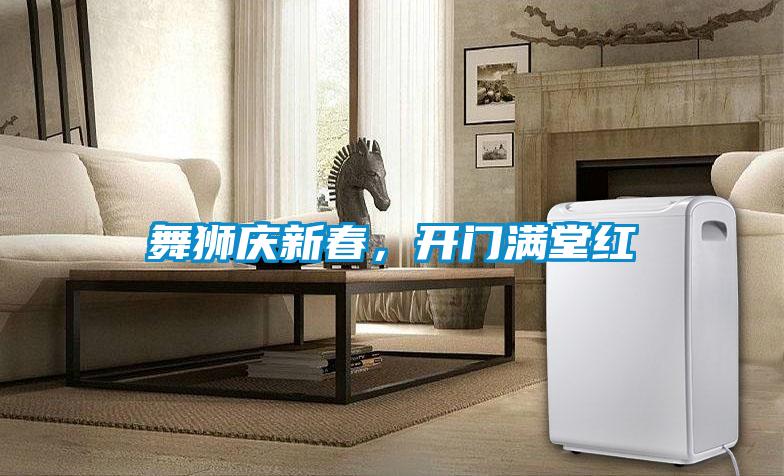 舞獅慶新春，開門滿堂紅