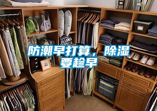 防潮早打算，除濕要趁早