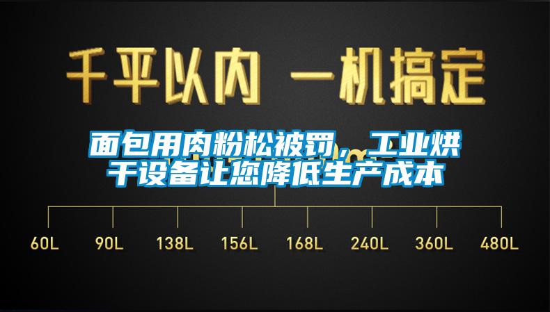 面包用肉粉松被罰，工業(yè)烘干設備讓您降低生產(chǎn)成本