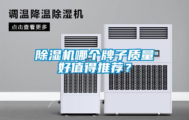 除濕機(jī)哪個(gè)牌子質(zhì)量好值得推薦？
