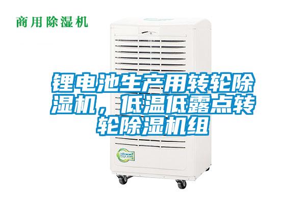 鋰電池生產(chǎn)用轉(zhuǎn)輪除濕機，低溫低露點轉(zhuǎn)輪除濕機組