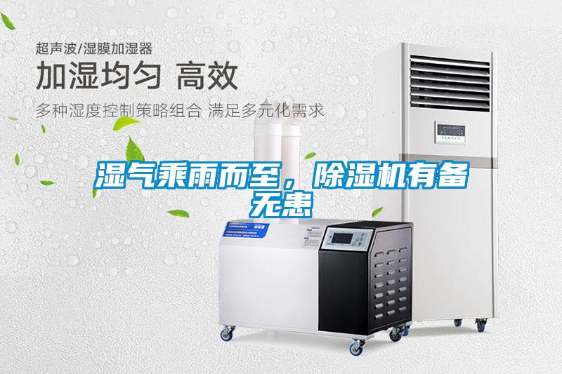 濕氣乘雨而至，除濕機有備無患