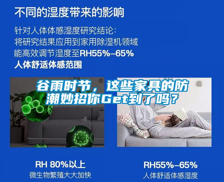谷雨時(shí)節(jié)，這些家具的防潮妙招你Get到了嗎？