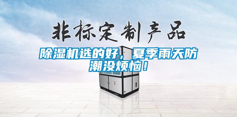 除濕機(jī)選的好，夏季雨天防潮沒煩惱！