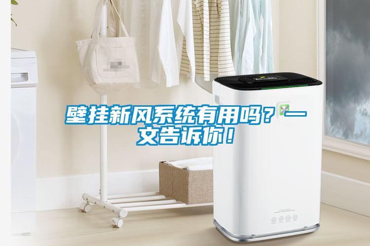 壁掛新風(fēng)系統(tǒng)有用嗎？一文告訴你！