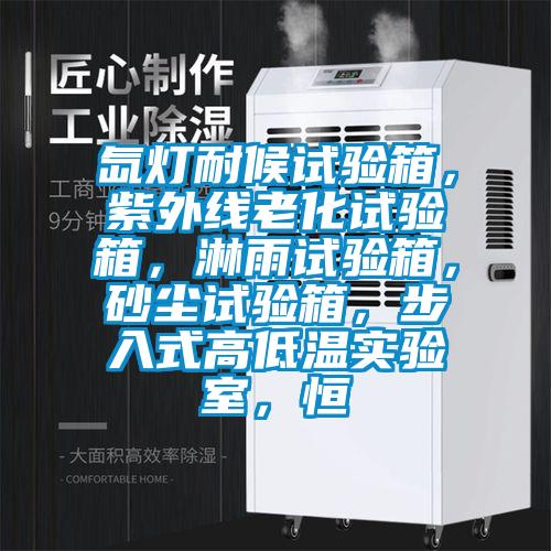 氙燈耐候試驗箱，紫外線老化試驗箱，淋雨試驗箱，砂塵試驗箱，步入式高低溫實驗室，恒