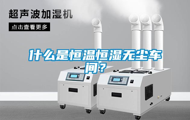 什么是恒溫恒濕無(wú)塵車(chē)間？
