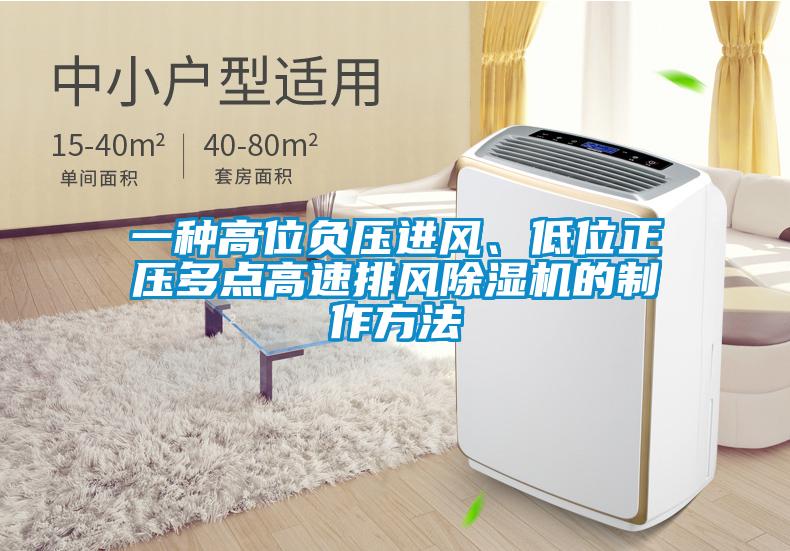 一種高位負(fù)壓進(jìn)風(fēng)、低位正壓多點(diǎn)高速排風(fēng)除濕機(jī)的制作方法