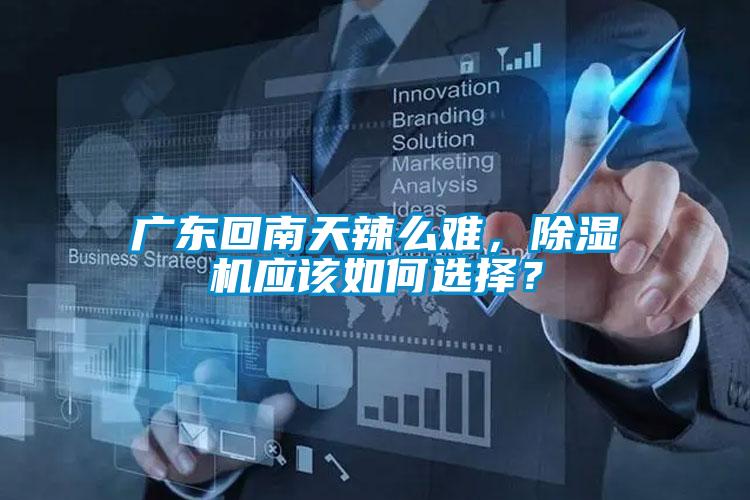 廣東回南天辣么難，除濕機應(yīng)該如何選擇？