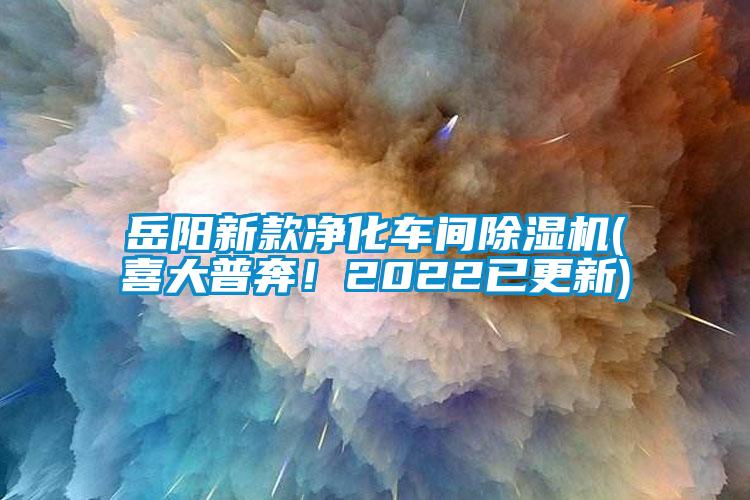 岳陽新款凈化車間除濕機(喜大普奔！2022已更新)