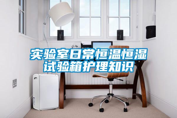 實(shí)驗(yàn)室日常恒溫恒濕試驗(yàn)箱護(hù)理知識