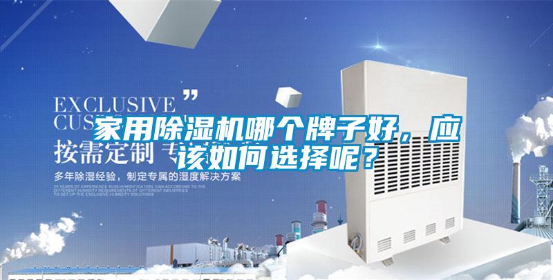 家用除濕機(jī)哪個牌子好，應(yīng)該如何選擇呢？