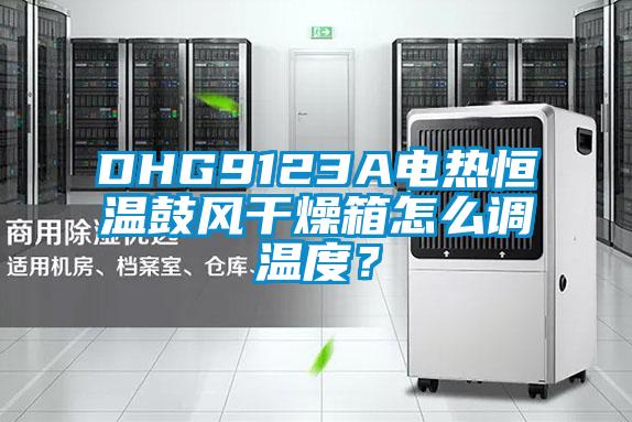 DHG9123A電熱恒溫鼓風(fēng)干燥箱怎么調(diào)溫度？