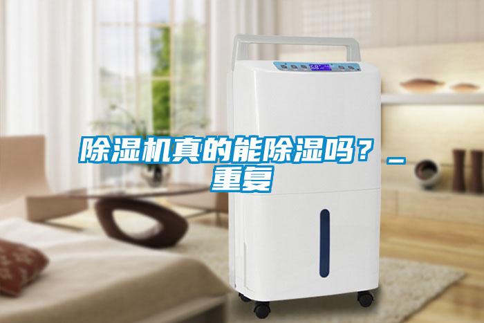 除濕機真的能除濕嗎？_重復(fù)