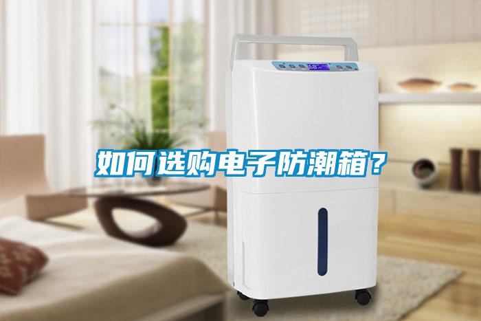 如何選購電子防潮箱？