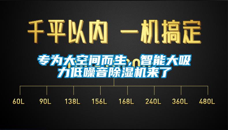 專為大空間而生，智能大吸力低噪音除濕機(jī)來了