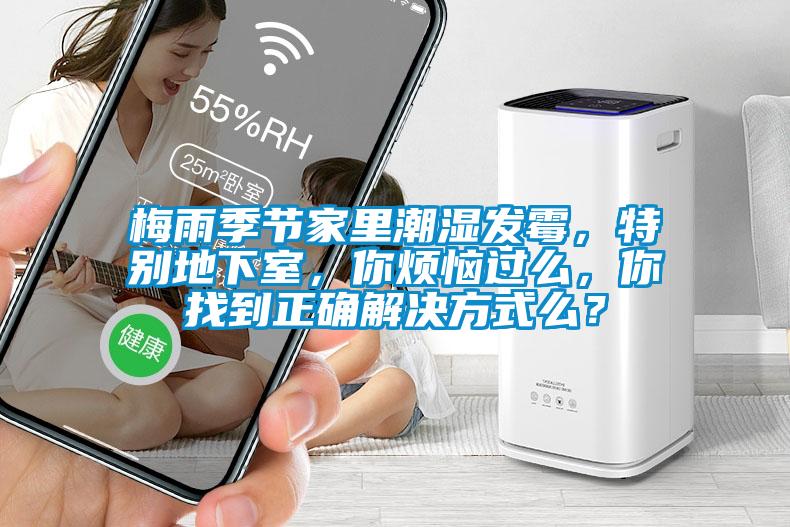 梅雨季節(jié)家里潮濕發(fā)霉，特別地下室，你煩惱過么，你找到正確解決方式么？
